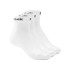 Pack de 3 pares de calcetines training cortos Reebok Active Core White